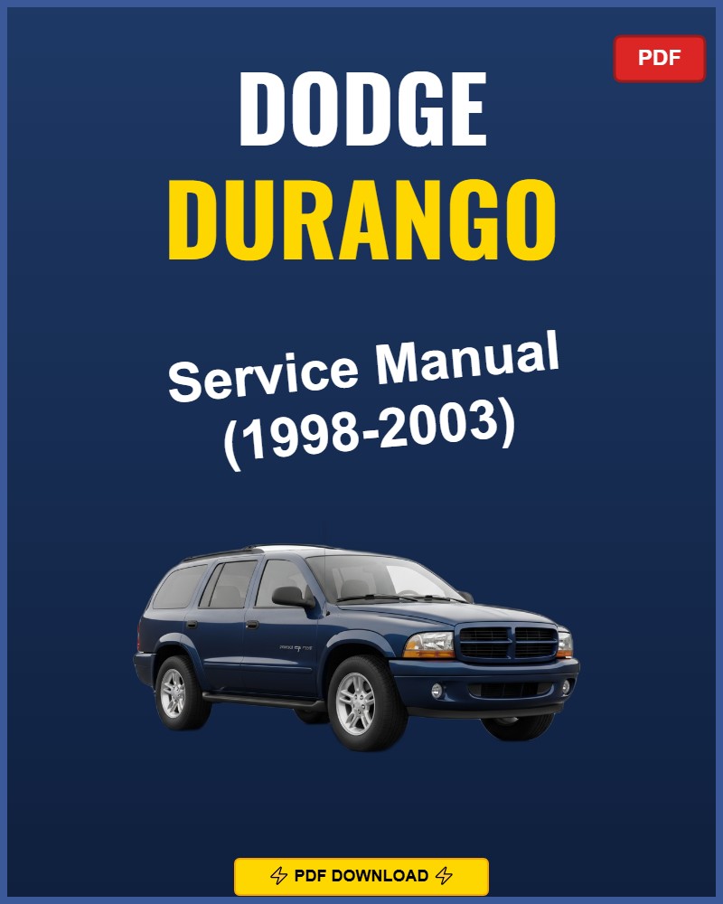 Dodge Durango 1998-2003 Service Repair Workshop Manual | 1998 1999 2000 2001 2002