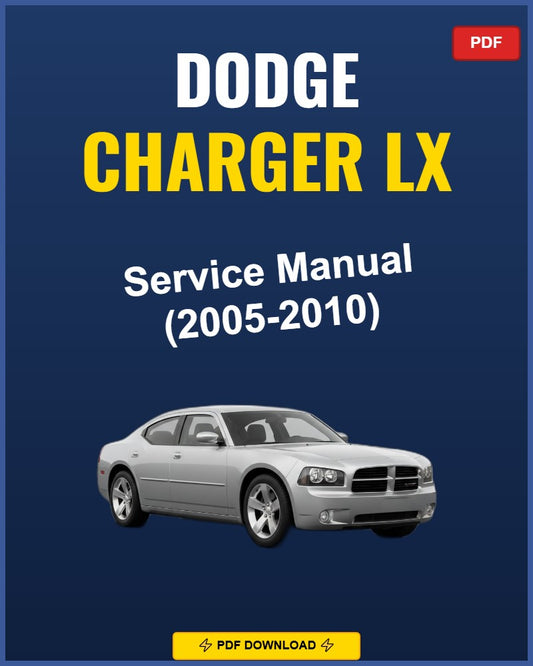Dodge Charger Lx 2005-2010 Service Repair Workshop Manual | 2005 2006 2007 2008 2009
