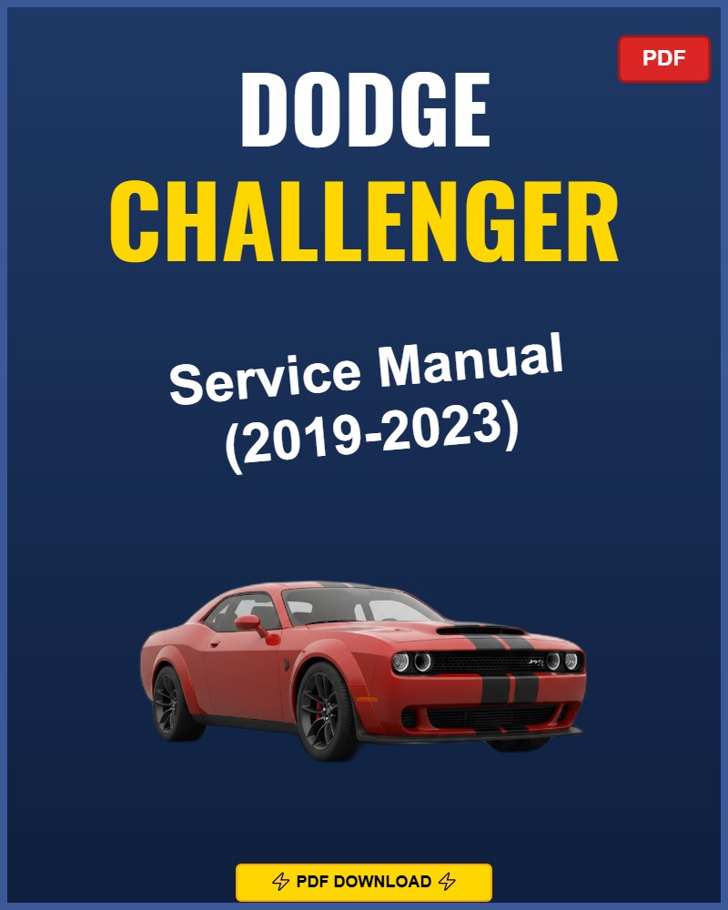 Dodge Challenger 2019-2023 Service Repair Workshop Manual | 2019 2020 2021 2022 2023