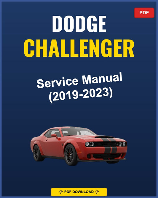 Dodge Challenger 2019-2023 Service Repair Workshop Manual | 2019 2020 2021 2022 2023
