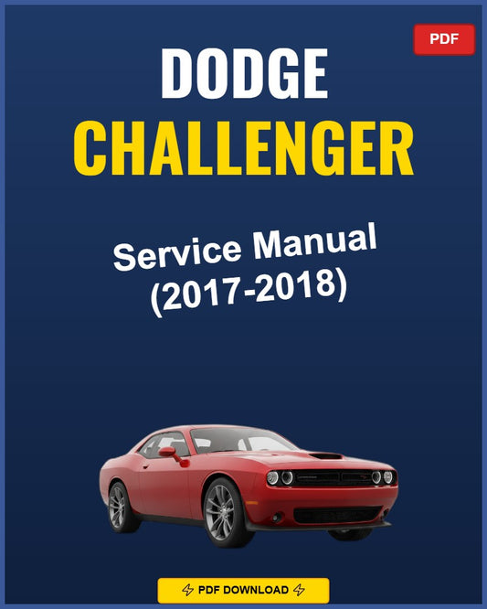 Dodge Challenger 2017-2018 Service Repair Workshop Manual | 2017 2018