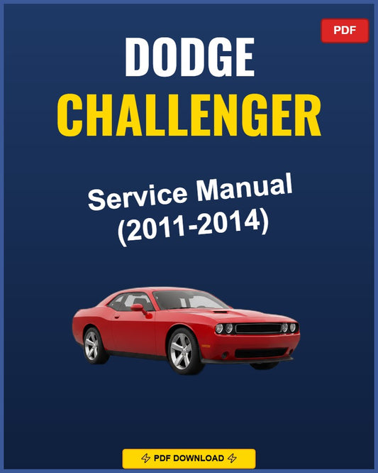 Dodge Challenger 2011-2014 Service Repair Workshop Manual | 2011 2012 2013