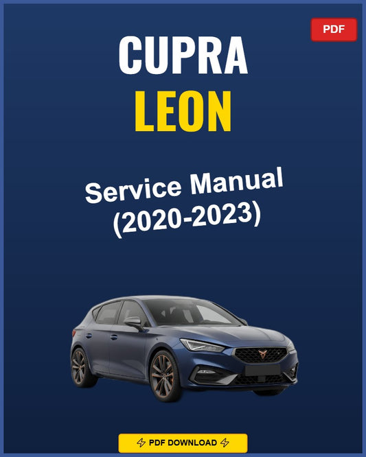 Cupra Leon 2020 Service Repair Workshop Manual | 2020