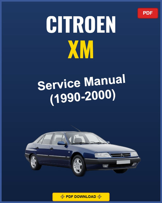 Citroen Xm 1990-2000 Service Repair Workshop Manual | 1990 1991 1992 1993 1994