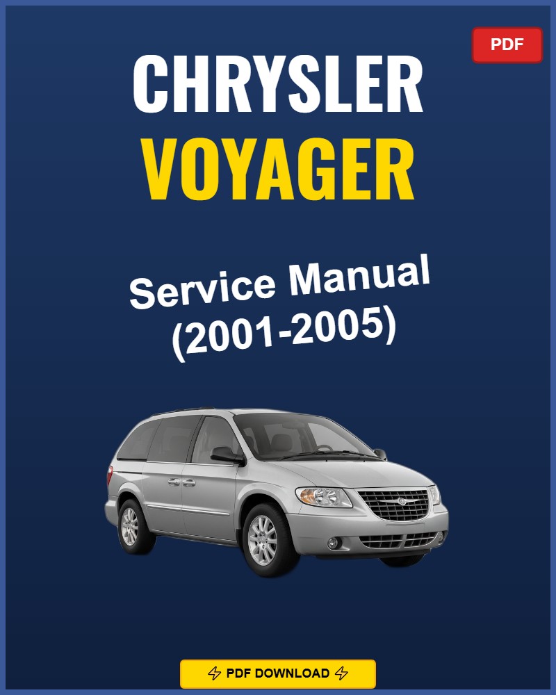 Chrysler Voyager 2001-2005 Service Repair Workshop Manual | 2001 2002 2003 2004