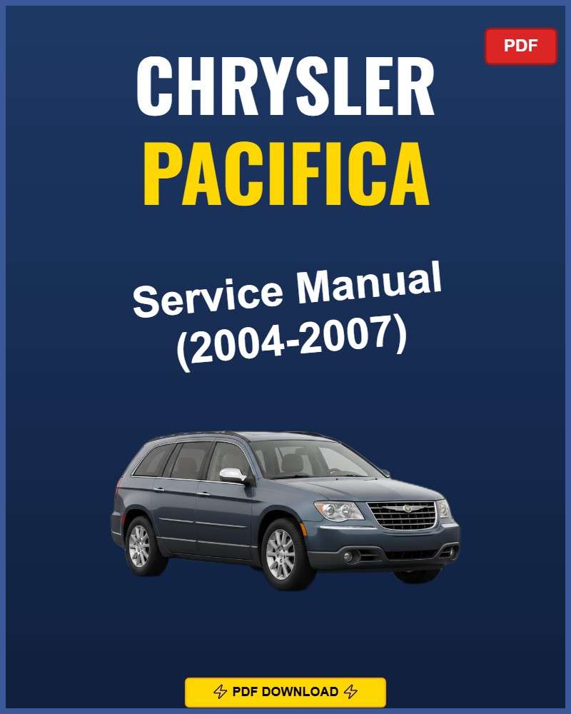 Chrysler Pacifica 2004 Service Repair Workshop Manual | 2004