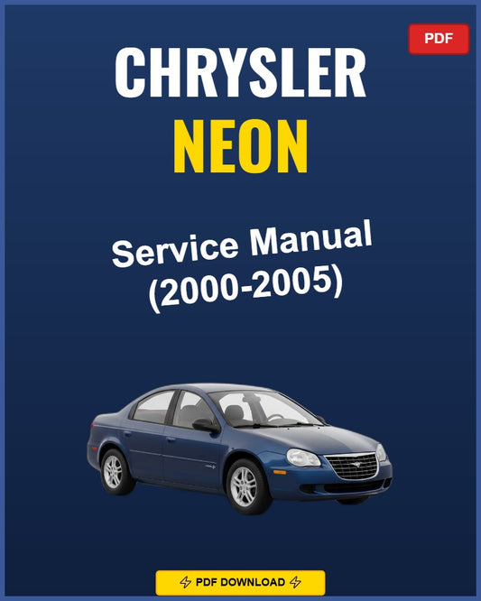 Chrysler Neon 2000-2005 Service Repair Workshop Manual | 2000 2001 2002 2003 2004