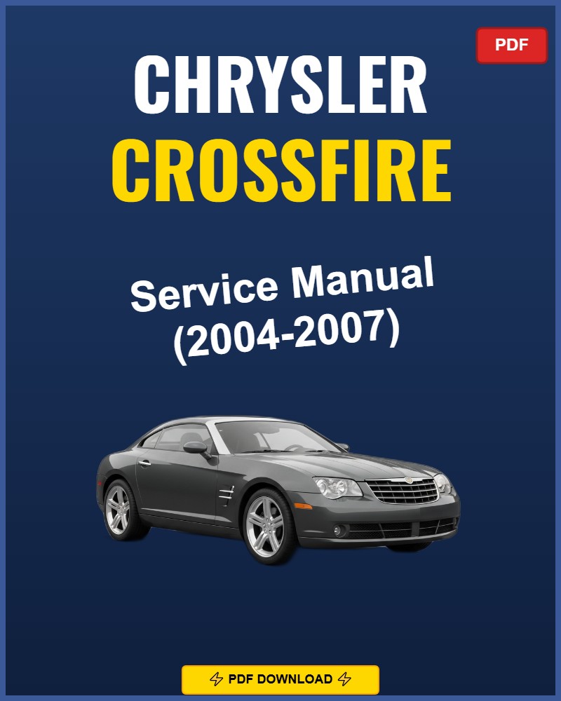 Chrysler Crossfire 2004 Service Repair Workshop Manual | 2004