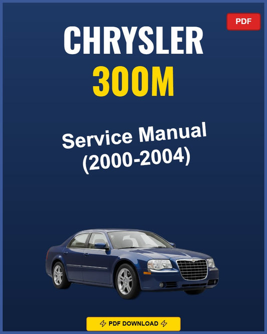 Chrysler 300M 2000-2004 Service Repair Workshop Manual | 2000 2001 2002 2003 2004