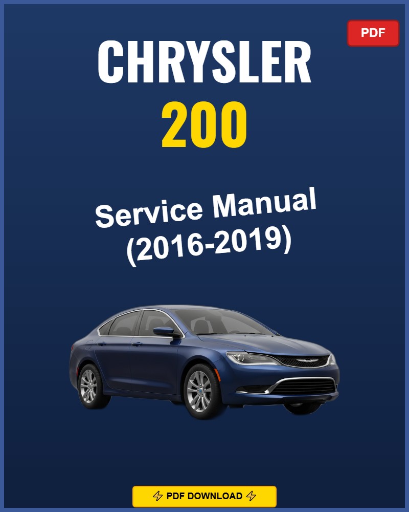 Chrysler 200 2016 Service Repair Workshop Manual | 2016