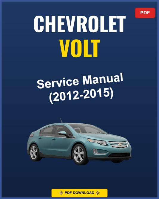 Chevrolet Volt 2012 Service Repair Workshop Manual | 2012