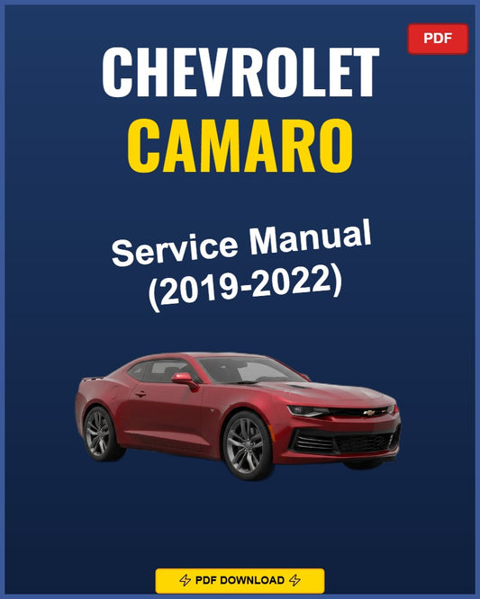 Chevrolet Camaro 2019-2022 Service Repair Workshop Manual | 2019 2020 2021 2022