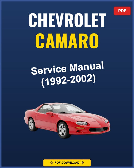 Chevrolet Camaro 1992-2002 Service Repair Workshop Manual | 1992 1993 1994 1995