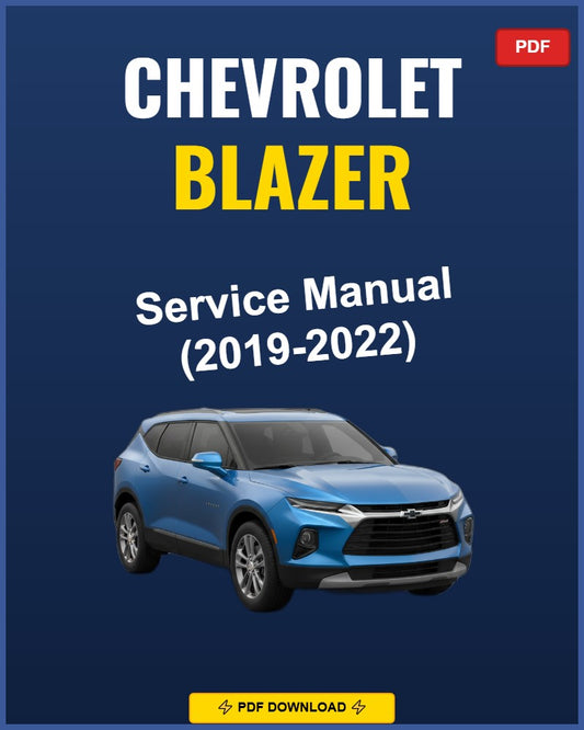 Chevrolet Blazer 2019-2022 Service Repair Workshop Manual | 2019 2020 2021 2022