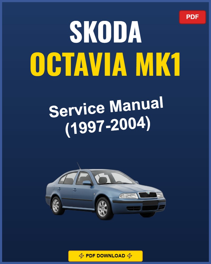 Skoda Octavia Mk1 1997-2004 Service Repair Workshop Manual | 1997 1998 1999 2000