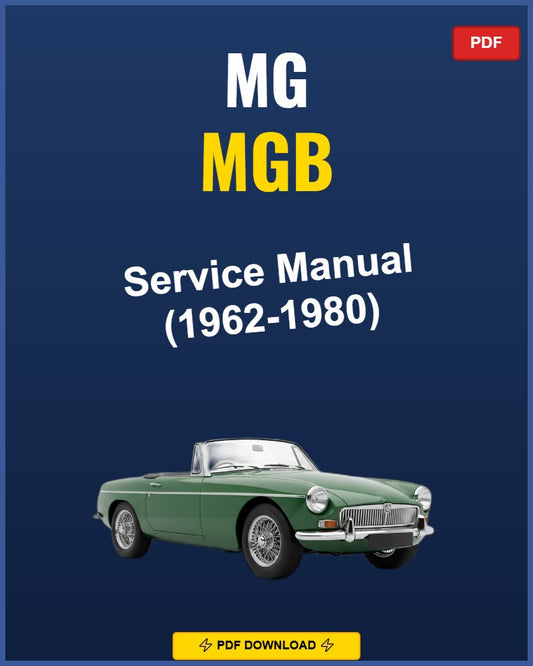 Mg Mgb 1962-1980 Service Repair Workshop Manual | 1962 1963 1964 1965 1966 1967 1968