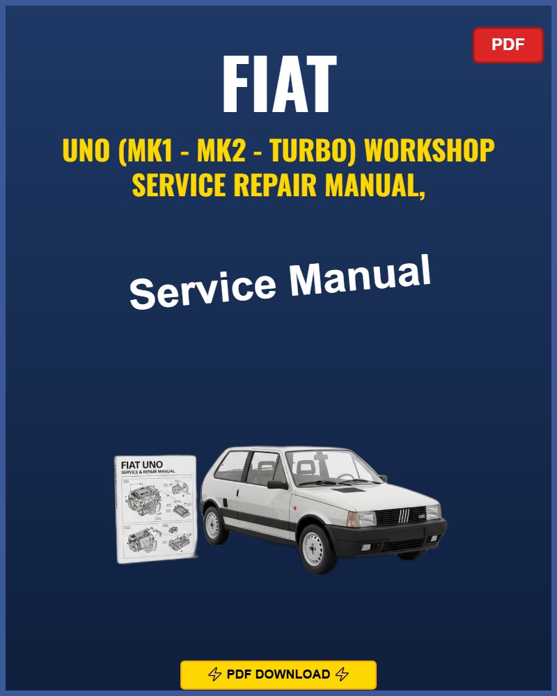 Fiat Uno MK1-Mk2 Turbo Service Repair Workshop Manual