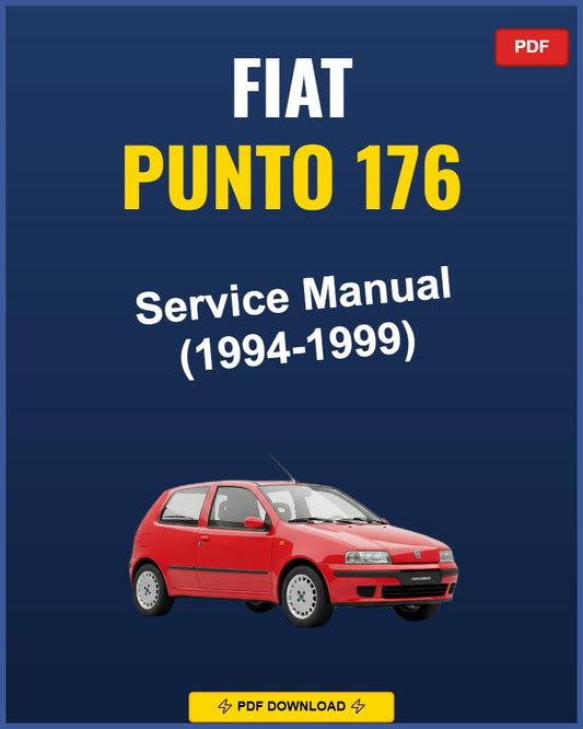 Fiat Punto 176 1994-1999 Service Repair Workshop Manual | 1994 1995 1996 1997