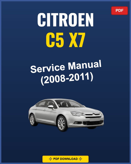 Citroen C5 X7 2008 Service Repair Workshop Manual | 2008