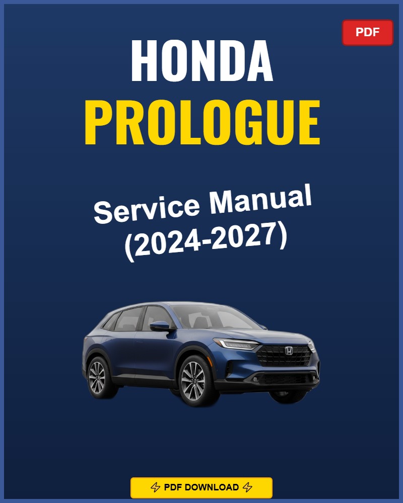 Honda Prologue 2024 Service Repair Workshop Manual | 2024