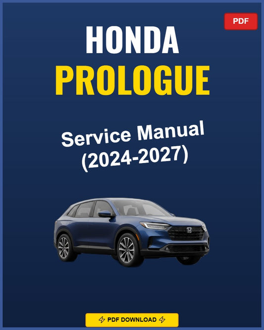 Honda Prologue 2024 Service Repair Workshop Manual | 2024