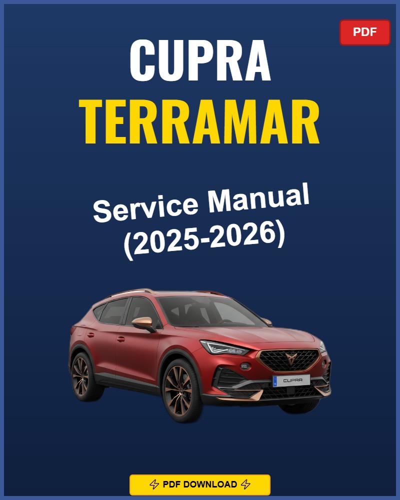 Cupra Terramar 2025-2026 Service Repair Workshop Manual | 2025 2026