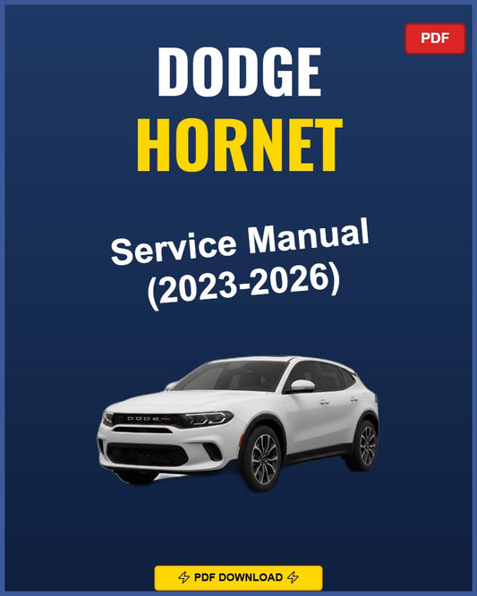 Dodge Hornet 2023 Service Repair Workshop Manual | 2023