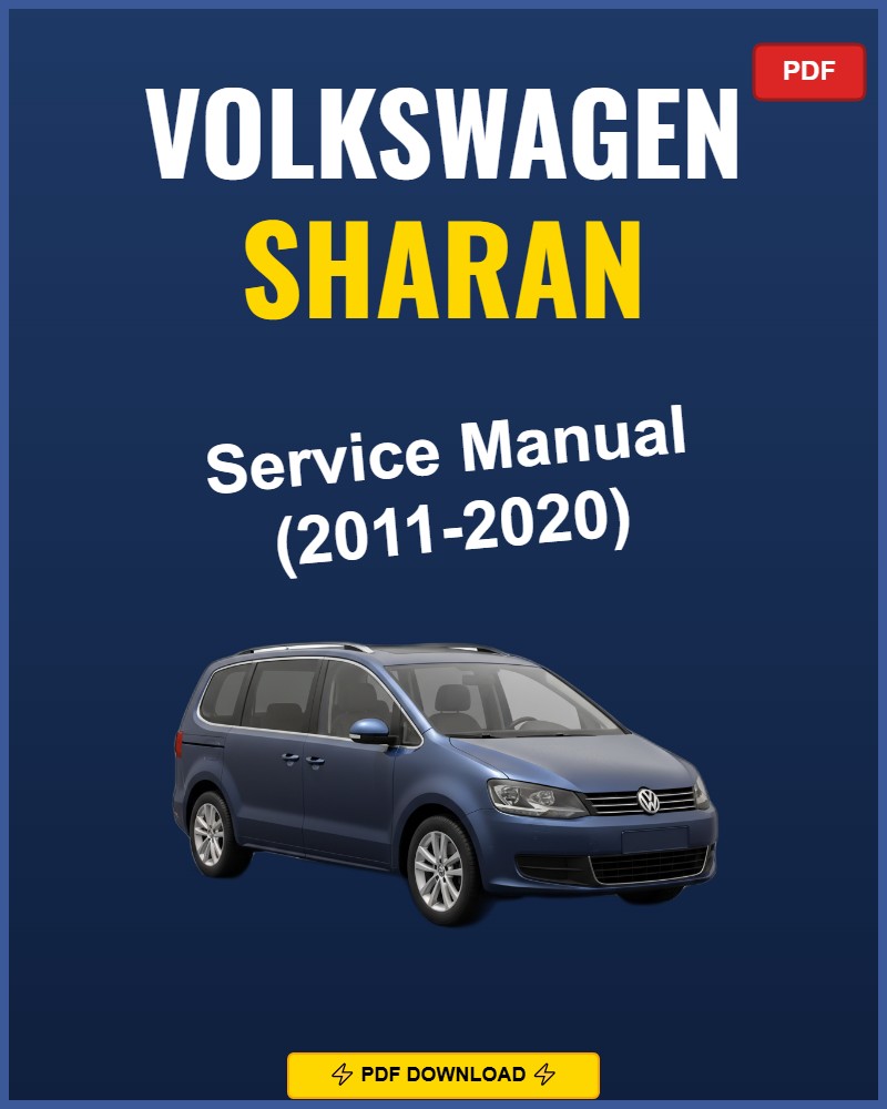 Volkswagen Sharan 2011-2020 Service Repair Workshop Manual | 2011 2012 2013 2014