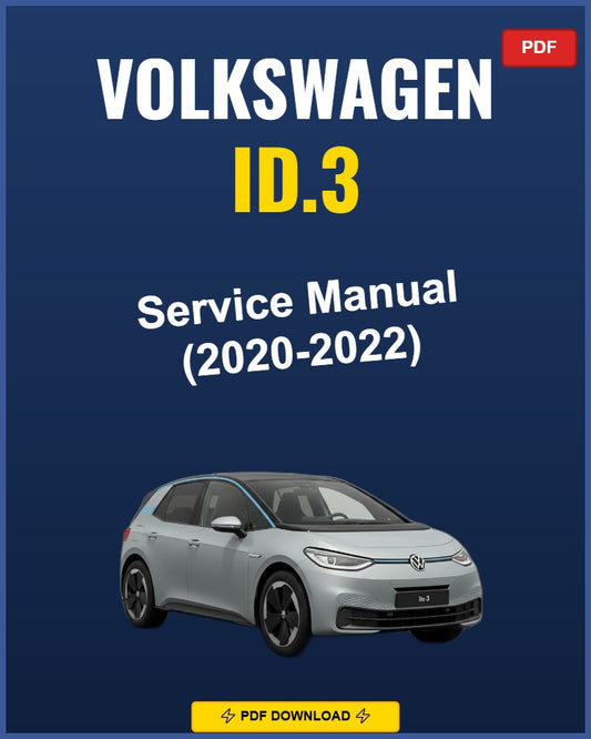 Volkswagen Id.3 2020-2022 Service Repair Workshop Manual | 2020 2021 2022