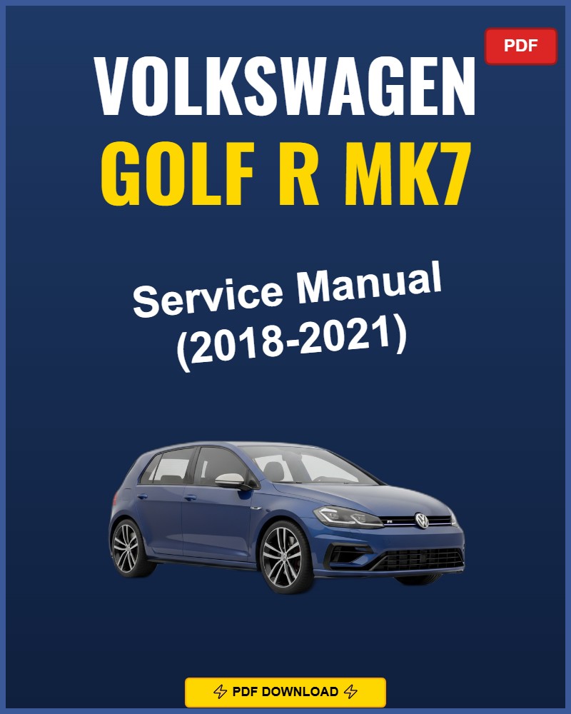 Volkswagen Golf R Mk7 2018-2018 Service Repair Workshop Manual | 2018