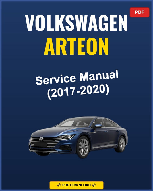 Volkswagen Arteon 2017-2020 Service Repair Workshop Manual | 2017 2018 2019 2020