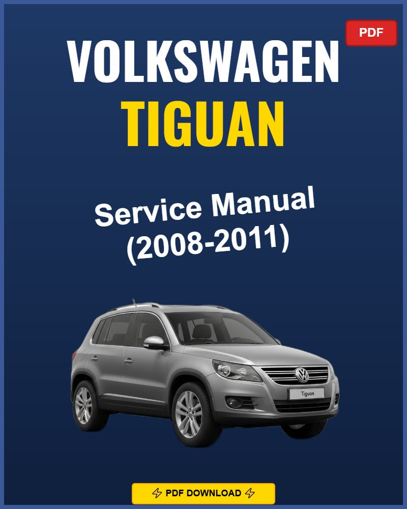 Volkswagen Tiguan 2008 Service Repair Workshop Manual | 2008