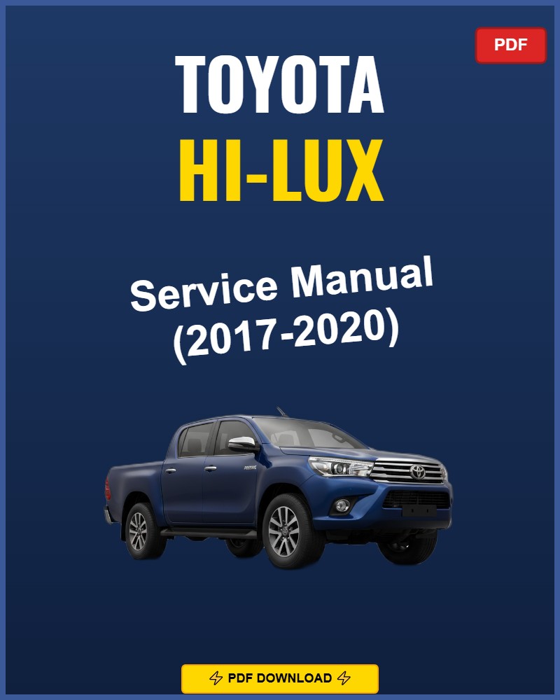 Toyota Hi-Lux 2017 Service Repair Workshop Manual | 2017