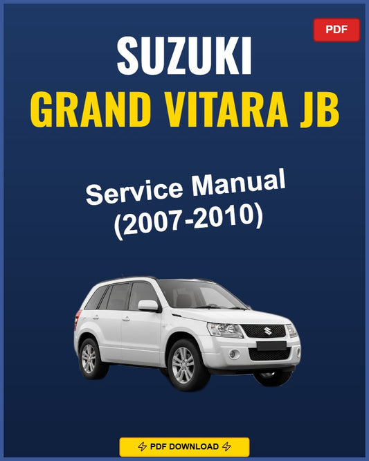 Suzuki Grand Vitara Jb 2007 Service Repair Workshop Manual | 2007