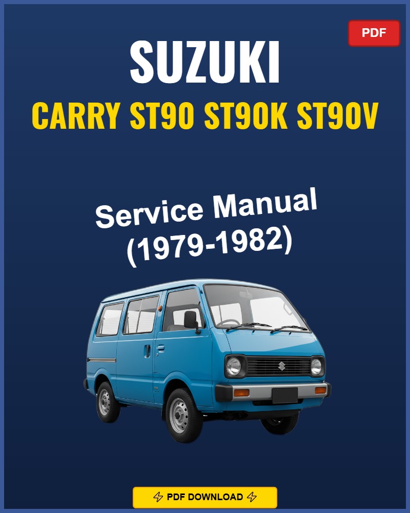 Suzuki Carry St90 St90K St90V 1979 Service Repair Workshop Manual | 1979