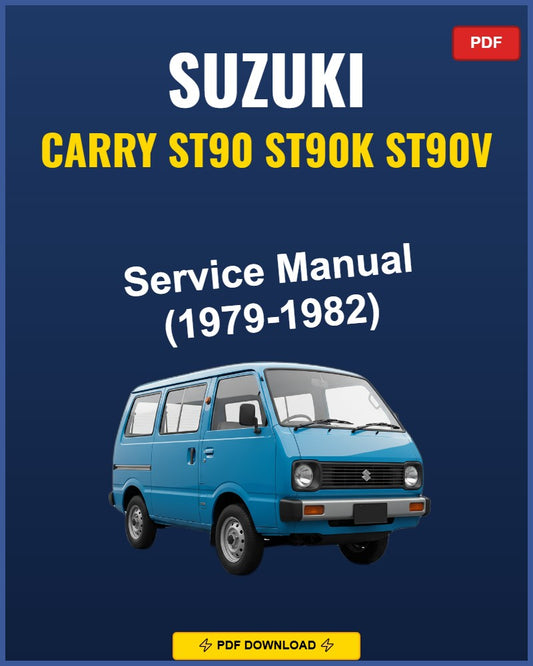 Suzuki Carry St90 St90K St90V 1979 Service Repair Workshop Manual | 1979