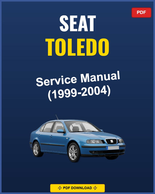 Seat Toledo 1999-2004 Service Repair Workshop Manual | 1999 2000 2001 2002 2003