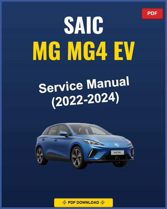 Saic Mg Mg4 Ev 2022-2024 Service Repair Workshop Manual | 2022 2023 2024