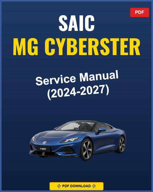 Saic Mg Cyberster 2024 Service Repair Workshop Manual | 2024
