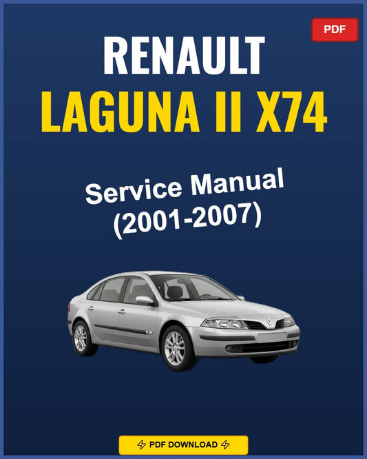 Renault Laguna II 2001-2007 Service Repair Workshop Manual | 2001 2002 2003 2004
