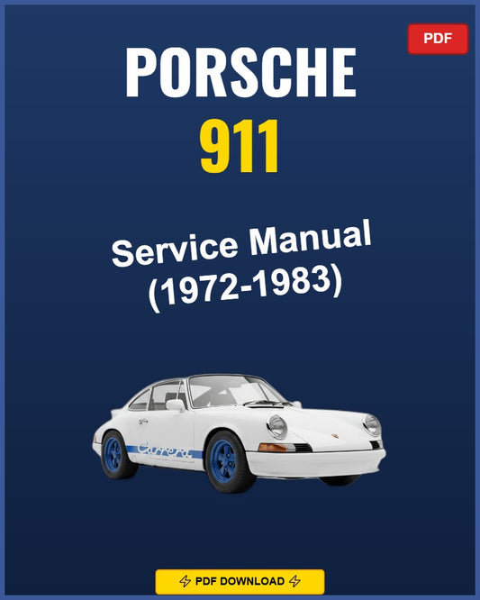Porsche 911 1972-1983 Service Repair Workshop Manual | 1972 1973 1974 1975 1976