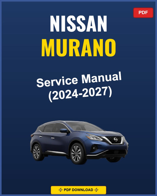 Nissan Murano 2024 Service Repair Workshop Manual | 2024