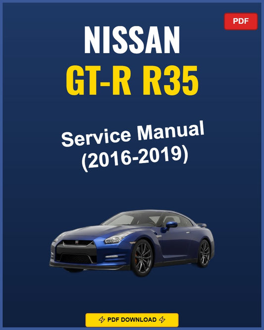 Nissan Gt-R R35 2016 Service Repair Workshop Manual | 2016