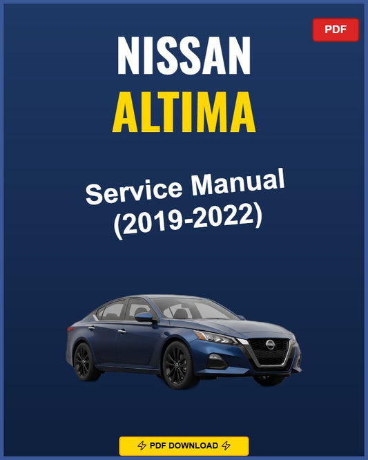 Nissan Altima 2019 Service Repair Workshop Manual | 2019