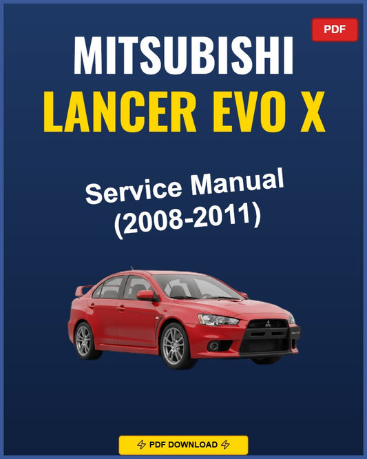 Mitsubishi Lancer Evo X 2008-2008 Service Repair Workshop Manual | 2008