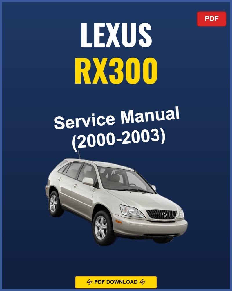 Lexus Rx300 2000 Service Repair Workshop Manual | 2000