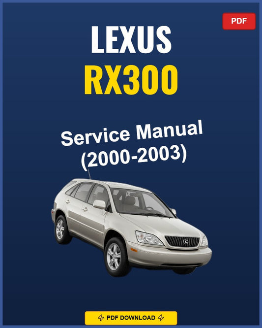 Lexus Rx300 2000 Service Repair Workshop Manual | 2000