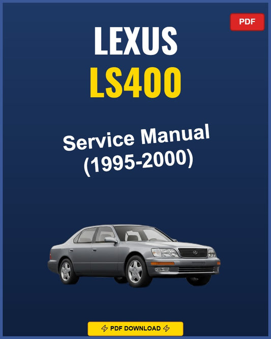 Lexus Ls400 1995-2000 Service Repair Workshop Manual | 1995 1996 1997 1998 1999