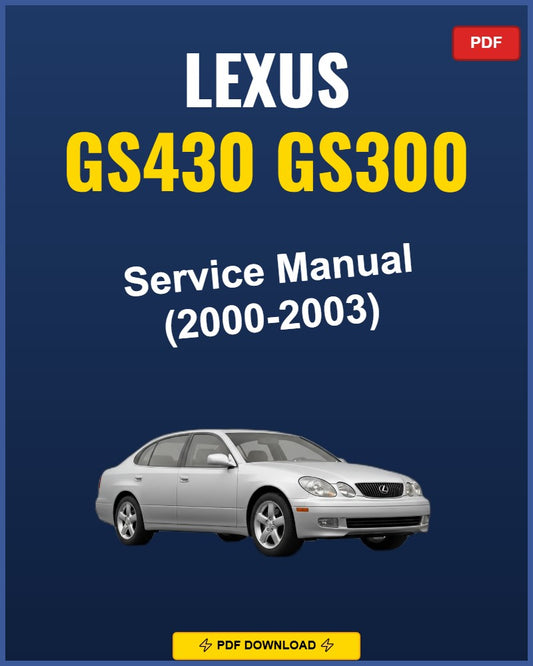 Lexus Gs430 Gs300 2000 Service Repair Workshop Manual | 2000