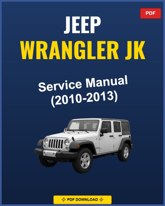 Jeep Wrangler Jk 2010-2010 Service Repair Workshop Manual | 2010